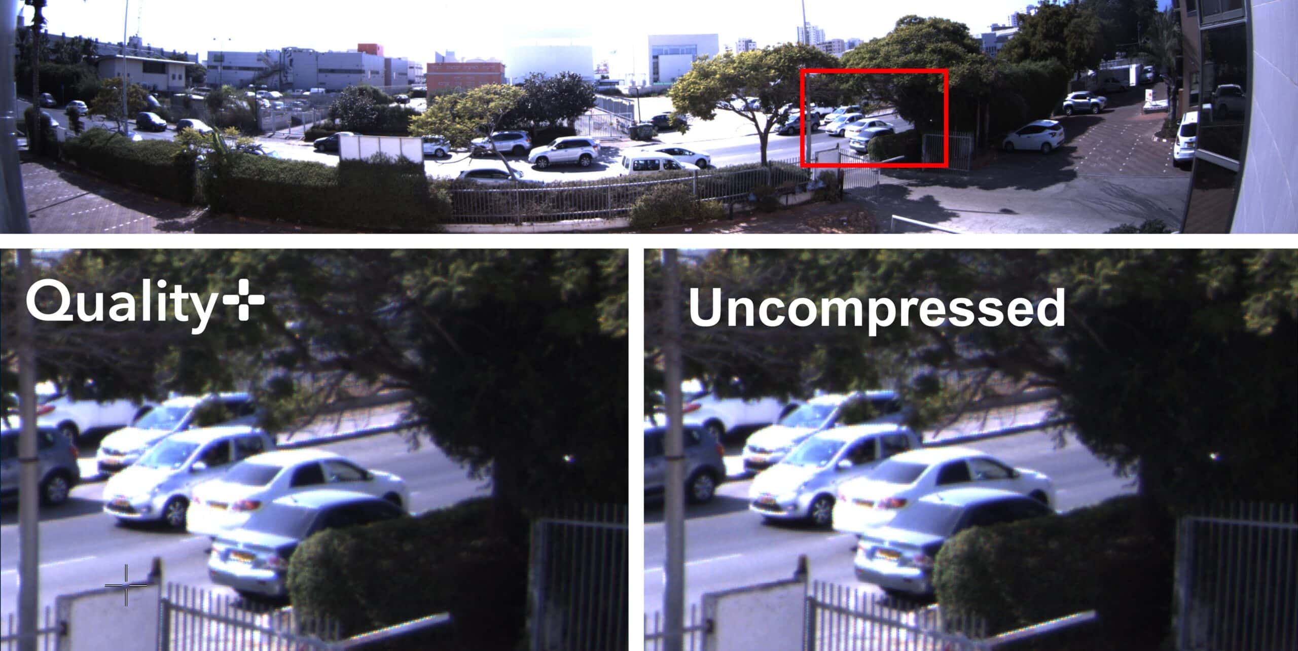 Gidel Quality+ Image Compression preserves Image Quality @ >10:1 compression Ratio